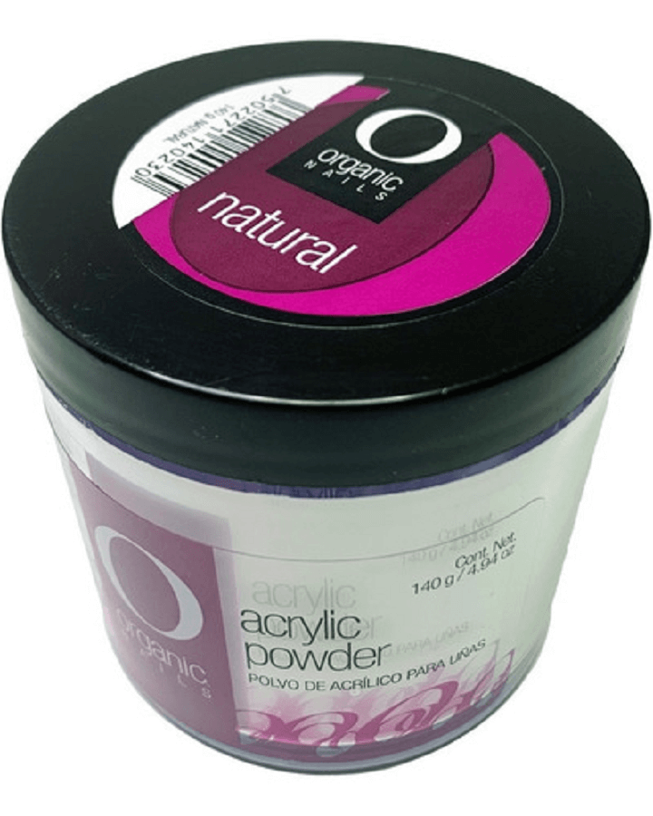 ORGANIC POLVO ACRILICO NATURAL 5 OZ./140 GRS.