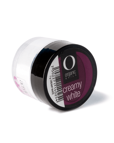 ORGANIC POLVO ACRILICO CREAMY WHITE 1/4 OZ./7.5 GRS.