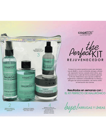 COLORTON KIT ACIDO HIALURONICO PARA EL CUIDADO FACIAL