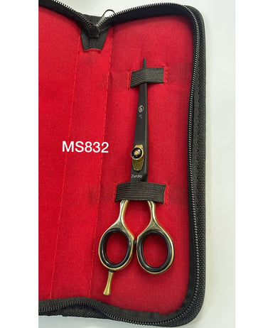 MS TIJERAS PARA ZURDOS LINEAL 6 PULGADAS BLACK AND GOLD 832