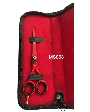 MS TIJERAS PARA ZURDOS LINEAL 6 PULGADAS ROJA 853