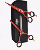 PAKITAL AASHTA ESTUCHE TIJERAS 5.5" MOD. ROJO 312 Y 313 PICBSK41 - El Palacio De La Belleza