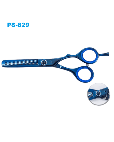PAKITAL AASHTA TIJERA TITANIO AZUL TEXTURIZAR 5.5" PS829